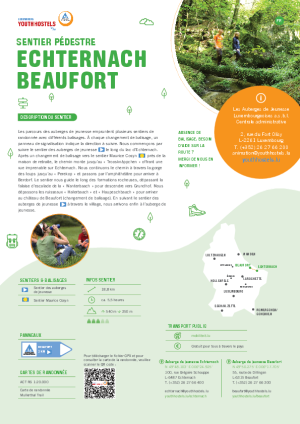 Wanderweg Echternach-Beaufort
