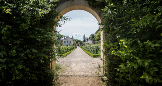 The gardens of the castle of Ansembourg were laid out in 1750. © Jonathan Godin / LFT