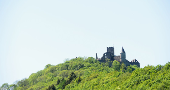 Bourscheid castle has a triangular shape and was classified as ‘historical monument’ in 1936 (Copyright: Jonathan Godin / LFT)