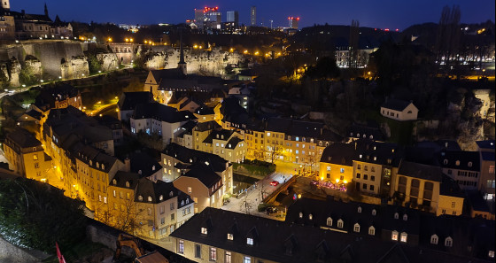Luxembourg-City by night.